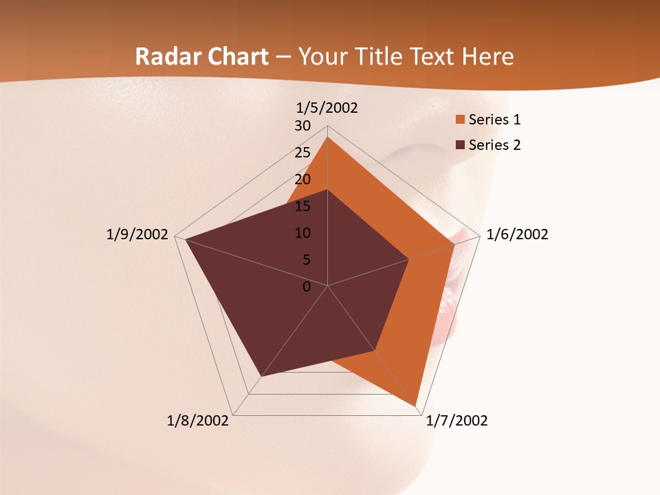 Purity White Closeup PowerPoint Template