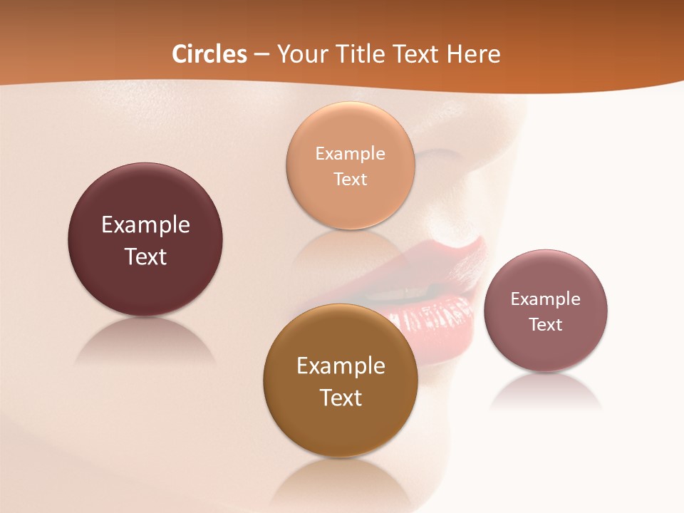 Purity White Closeup PowerPoint Template