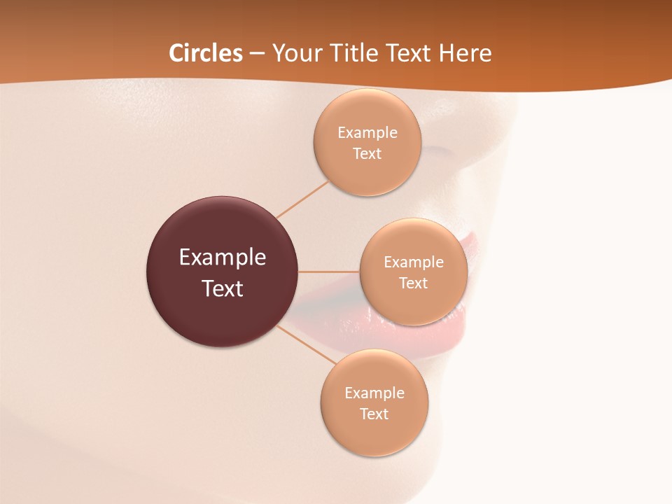 Purity White Closeup PowerPoint Template