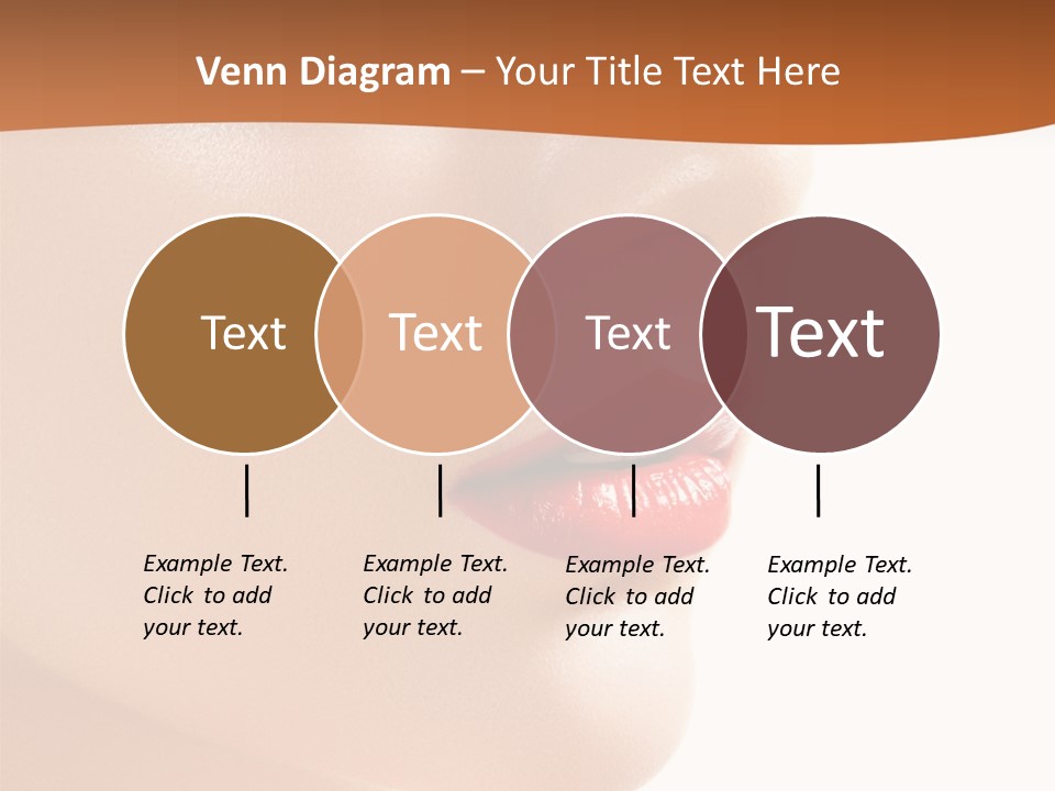 Purity White Closeup PowerPoint Template