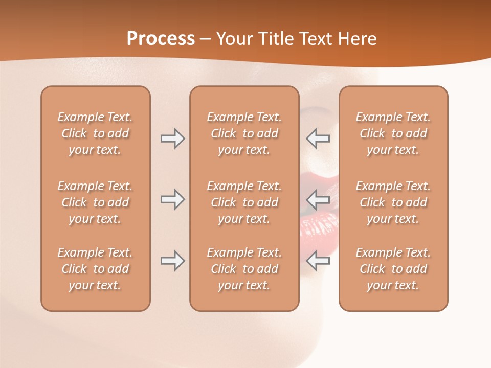 Purity White Closeup PowerPoint Template