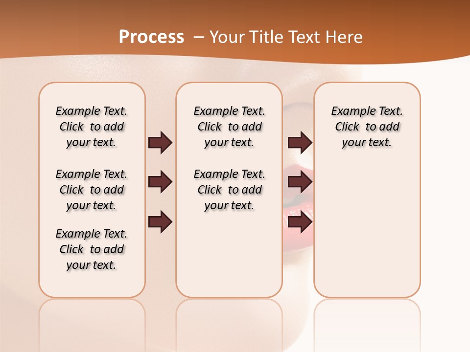 Purity White Closeup PowerPoint Template