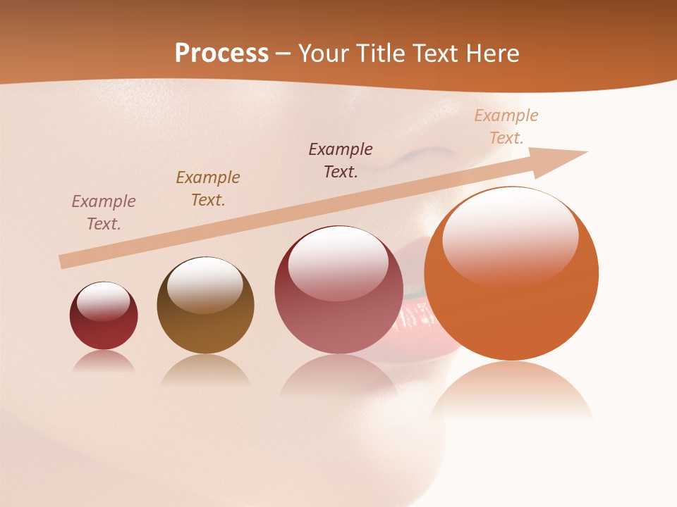 Purity White Closeup PowerPoint Template