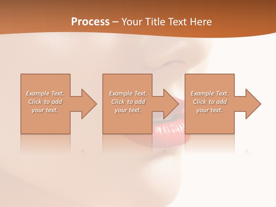 Purity White Closeup PowerPoint Template