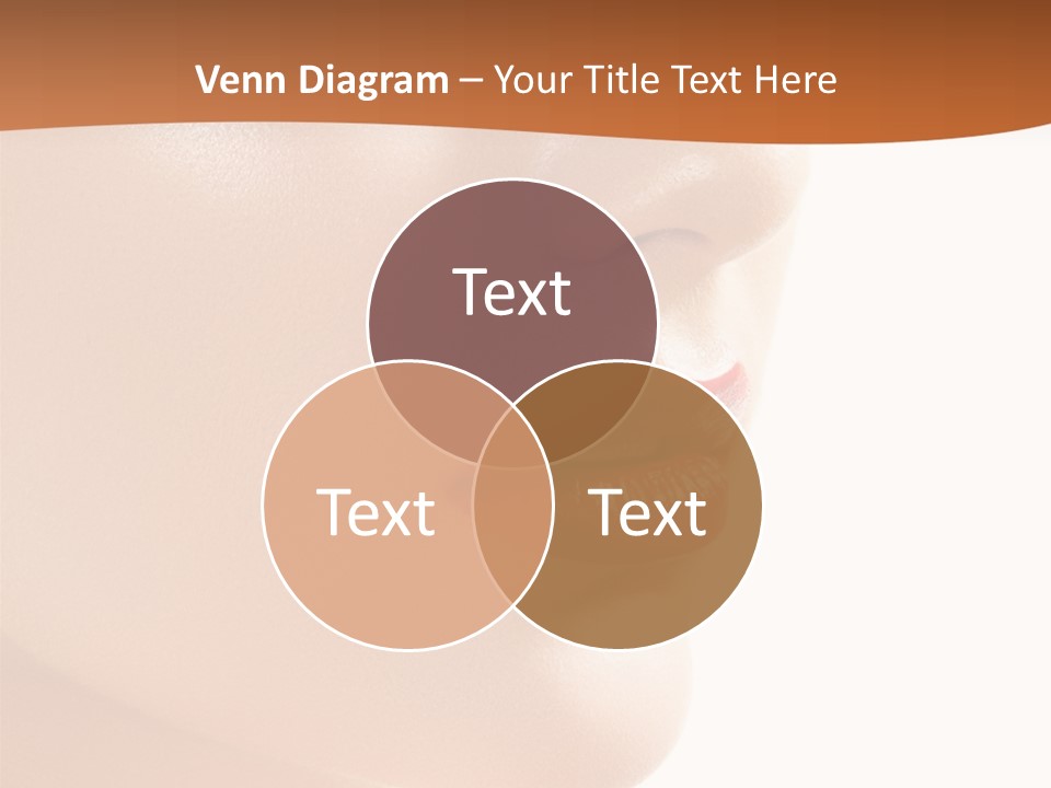 Purity White Closeup PowerPoint Template