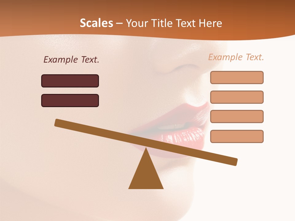 Purity White Closeup PowerPoint Template