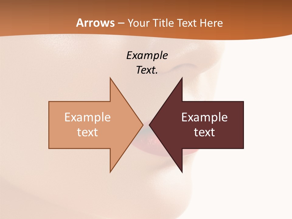 Purity White Closeup PowerPoint Template