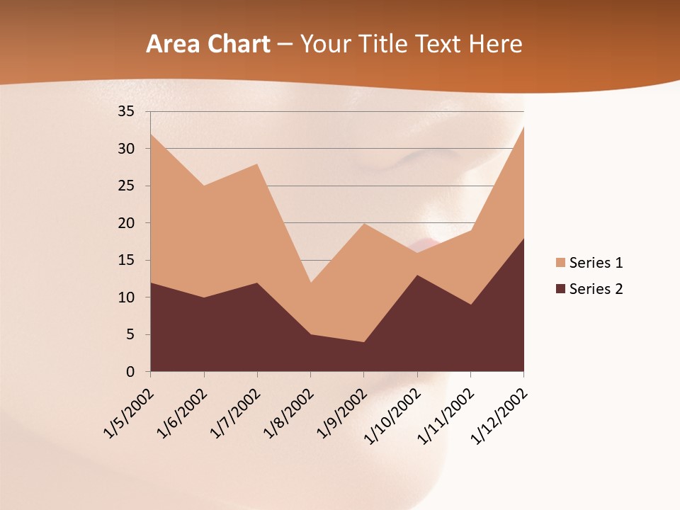 Purity White Closeup PowerPoint Template