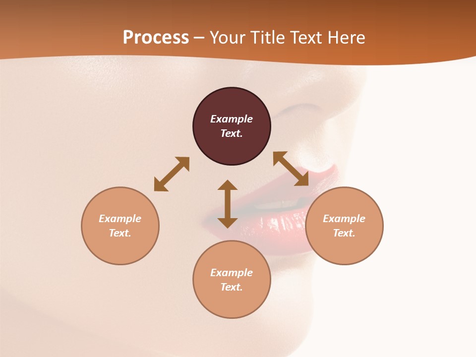 Purity White Closeup PowerPoint Template