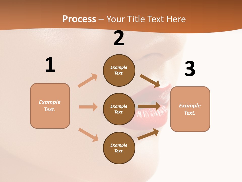 Purity White Closeup PowerPoint Template