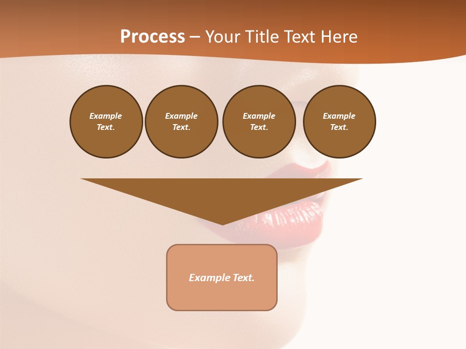 Purity White Closeup PowerPoint Template