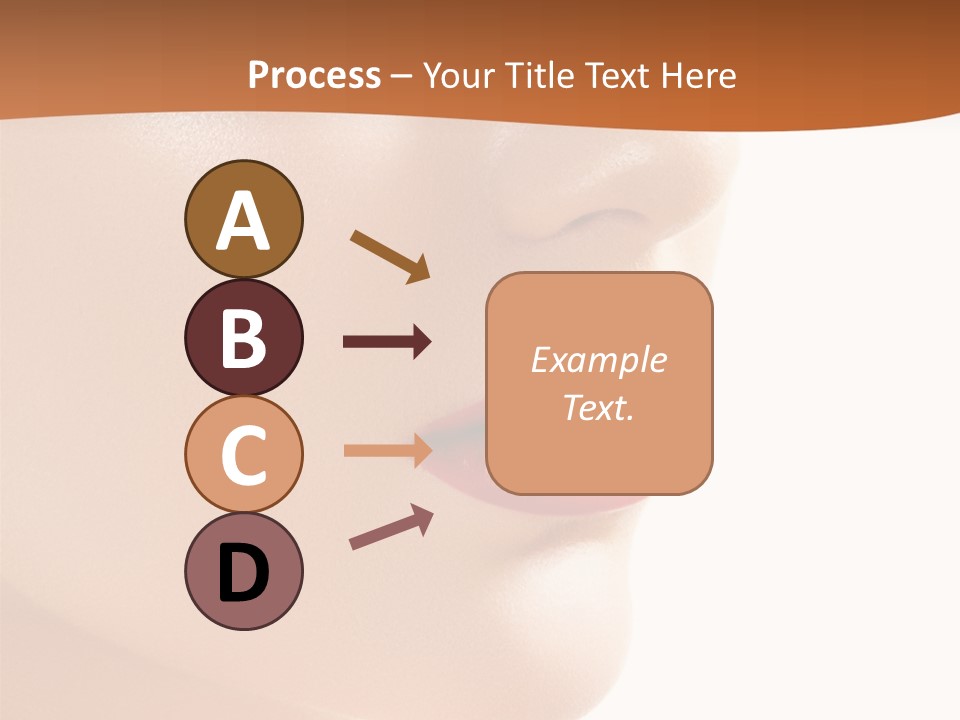 Purity White Closeup PowerPoint Template