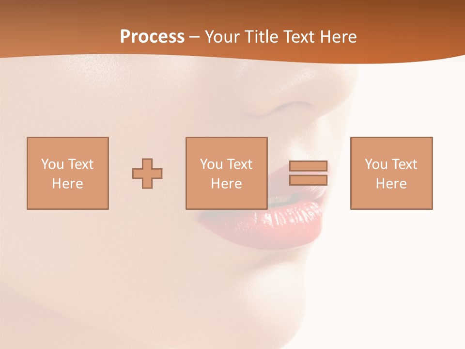 Purity White Closeup PowerPoint Template