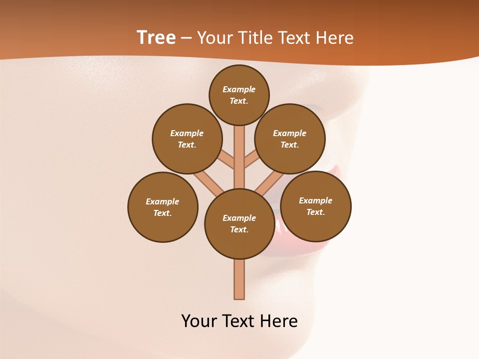 Purity White Closeup PowerPoint Template