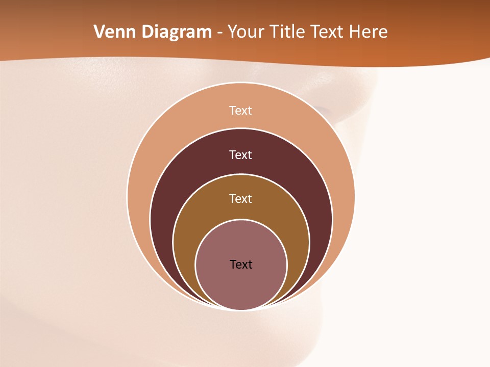 Purity White Closeup PowerPoint Template