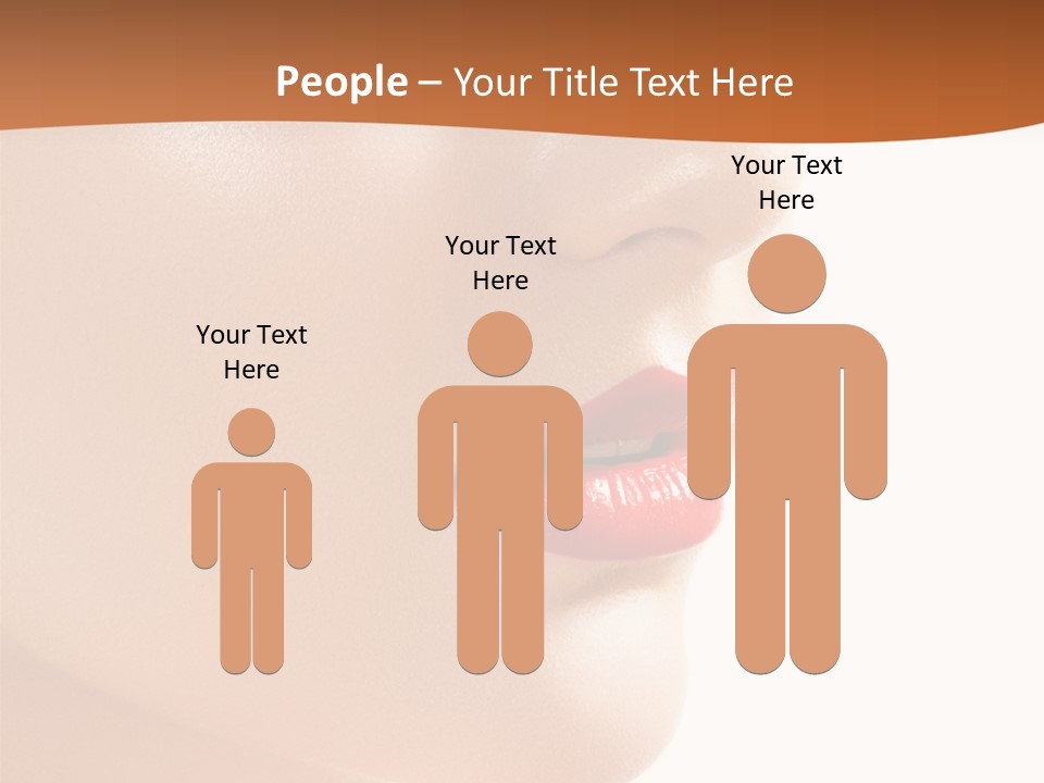 Purity White Closeup PowerPoint Template