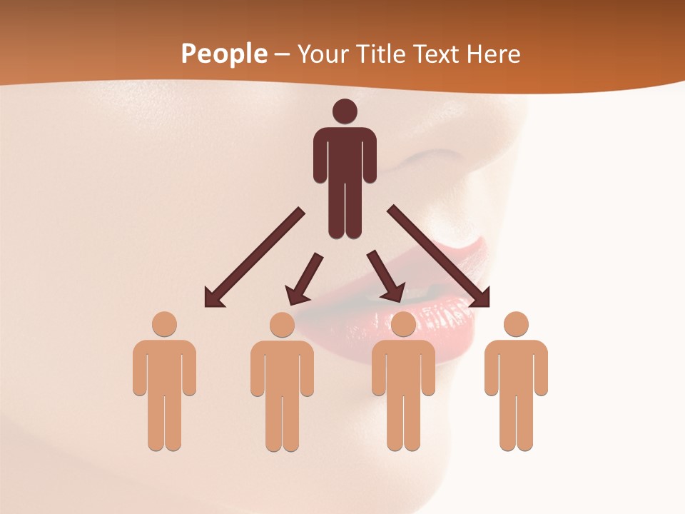 Purity White Closeup PowerPoint Template