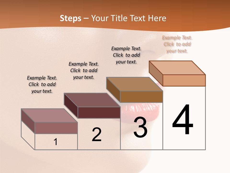 Purity White Closeup PowerPoint Template
