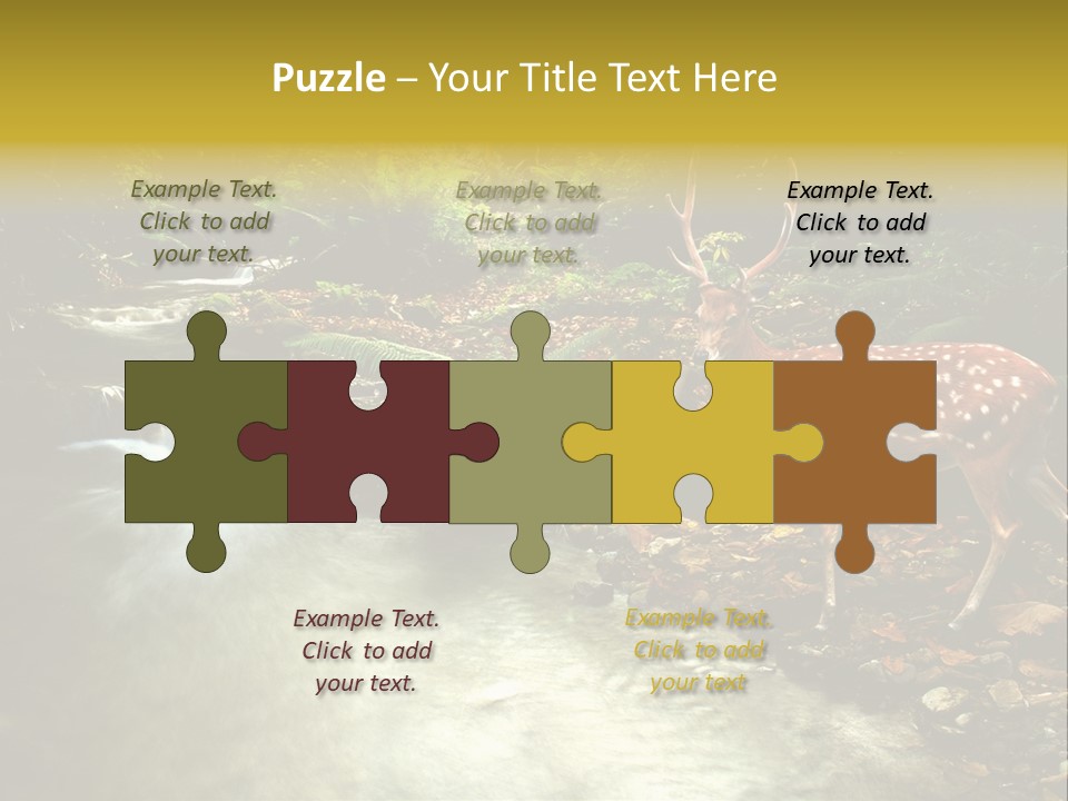 Water View Plant PowerPoint Template