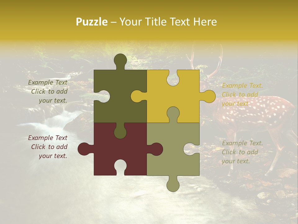 Water View Plant PowerPoint Template