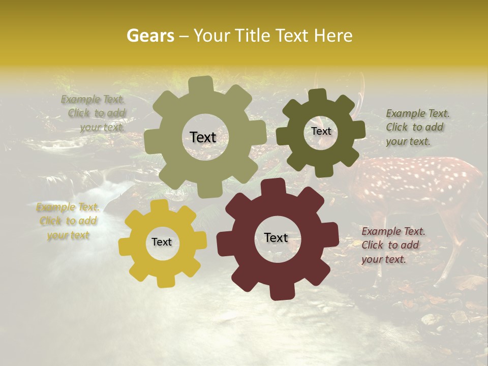 Water View Plant PowerPoint Template