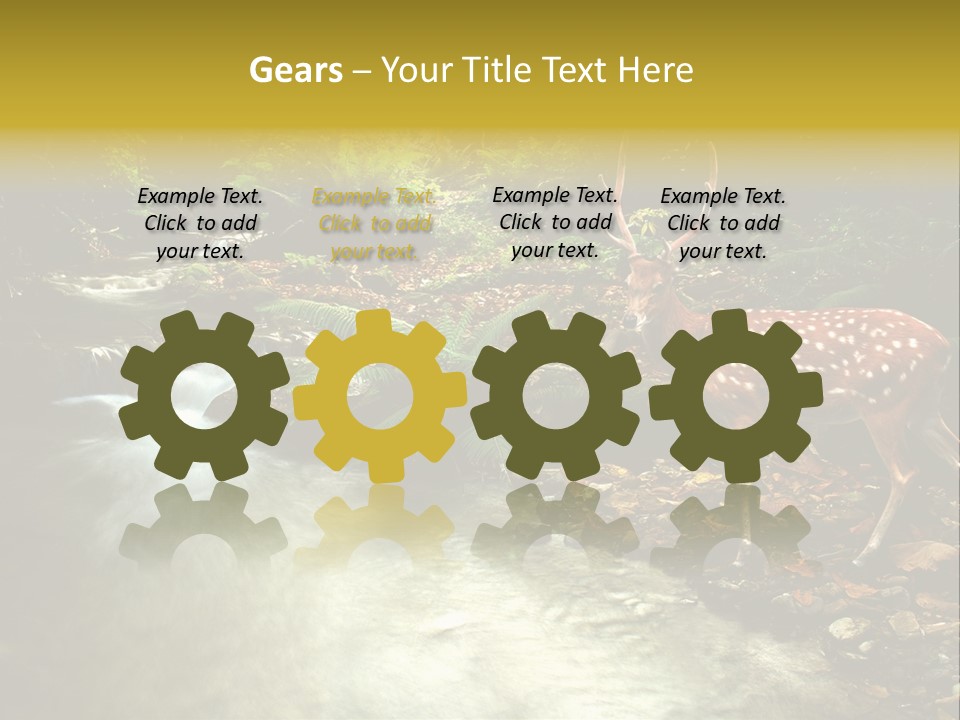 Water View Plant PowerPoint Template