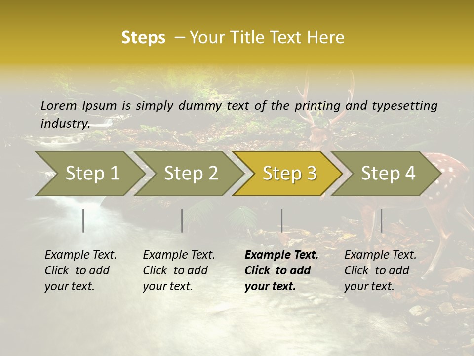 Water View Plant PowerPoint Template