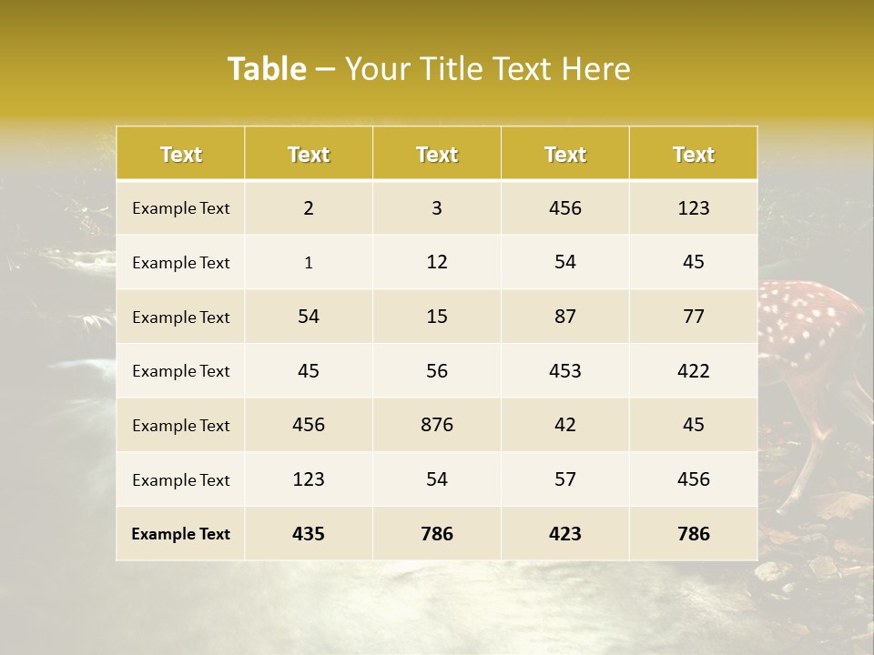 Water View Plant PowerPoint Template