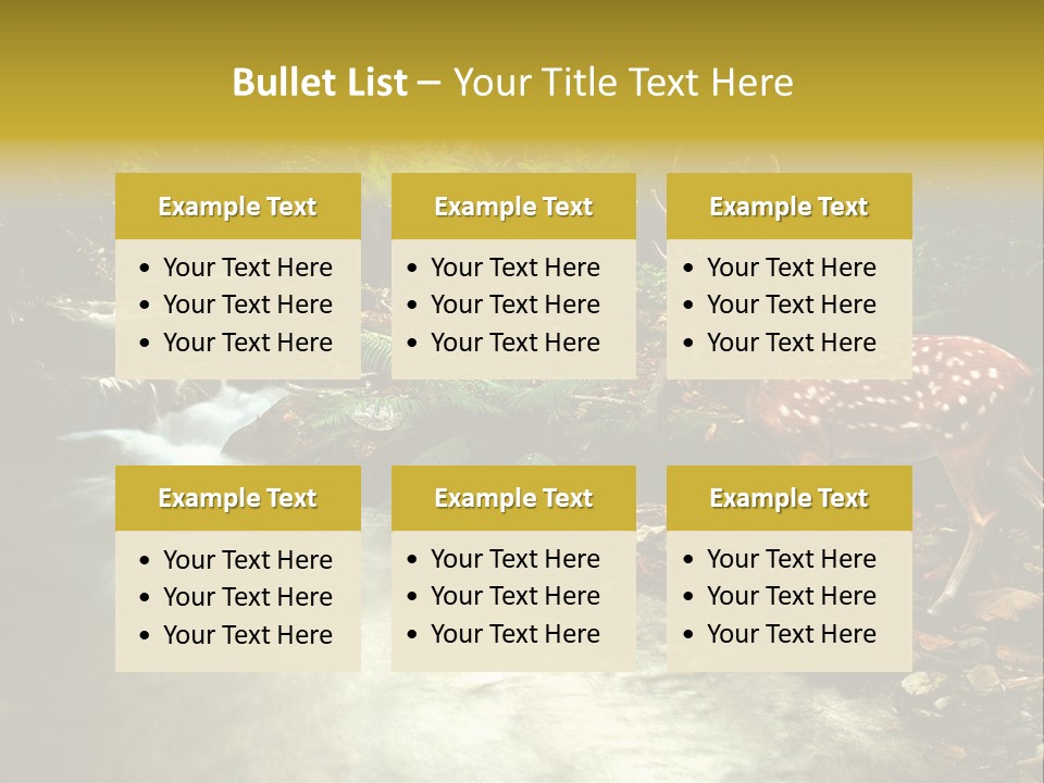 Water View Plant PowerPoint Template