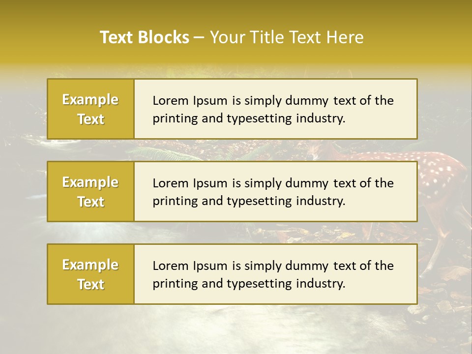 Water View Plant PowerPoint Template