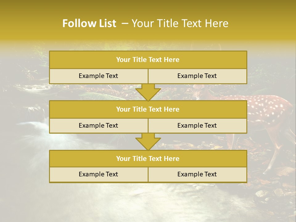 Water View Plant PowerPoint Template