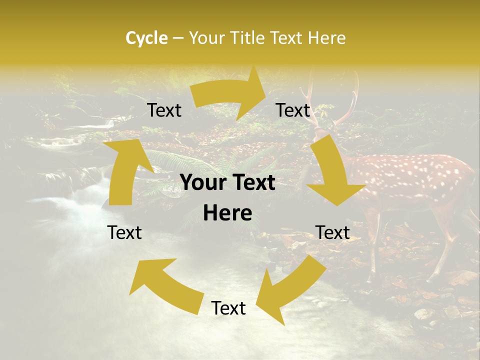 Water View Plant PowerPoint Template