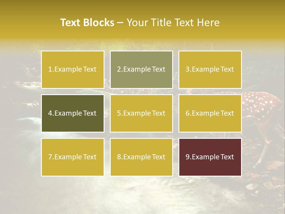 Water View Plant PowerPoint Template