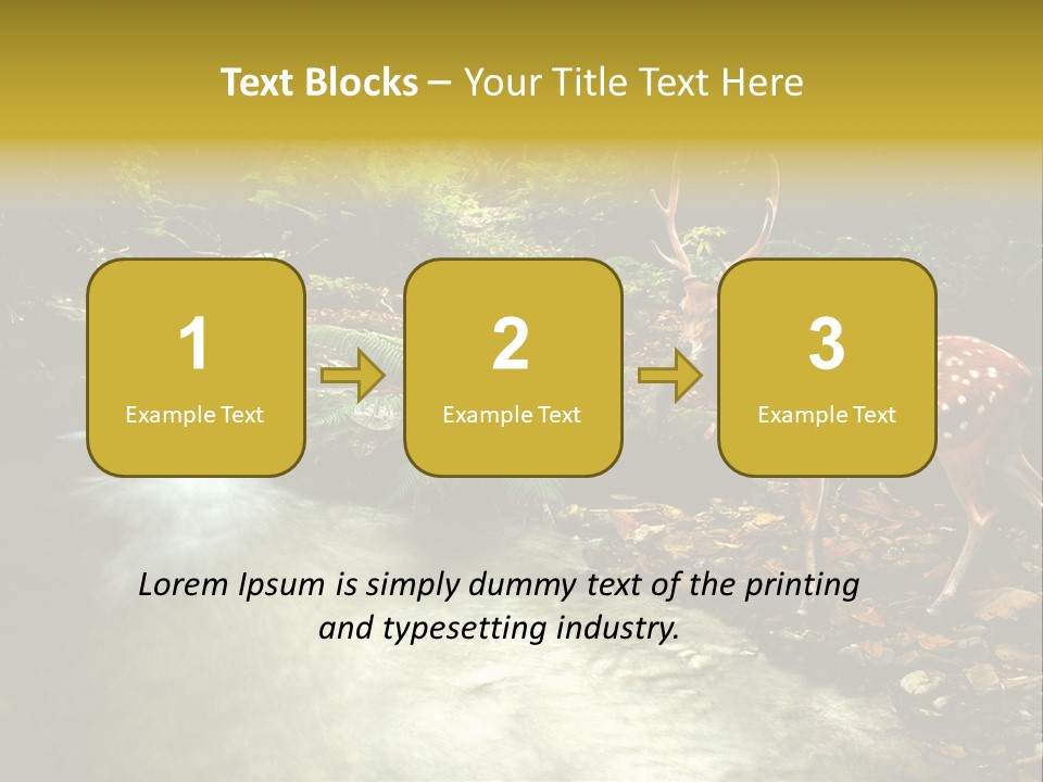 Water View Plant PowerPoint Template