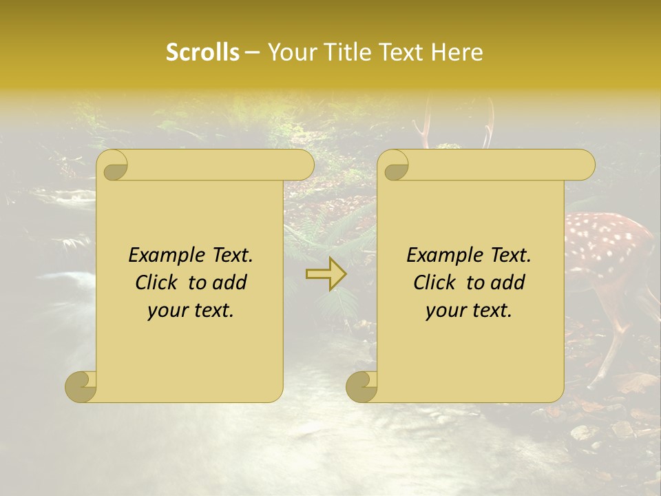 Water View Plant PowerPoint Template