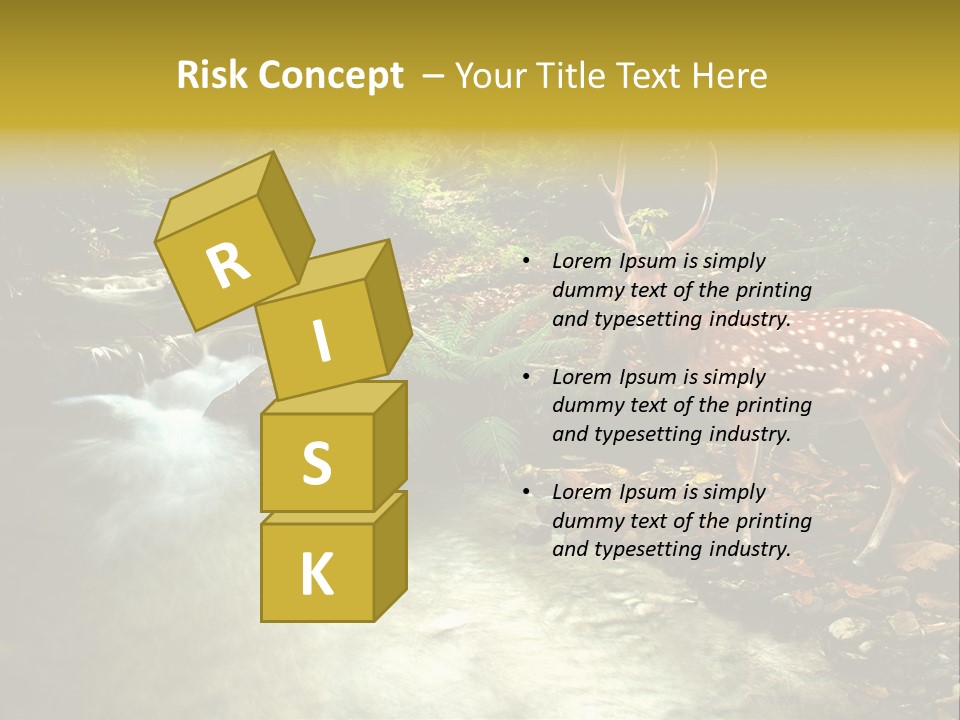 Water View Plant PowerPoint Template