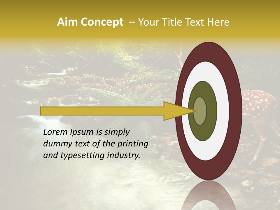 Water View Plant PowerPoint Template