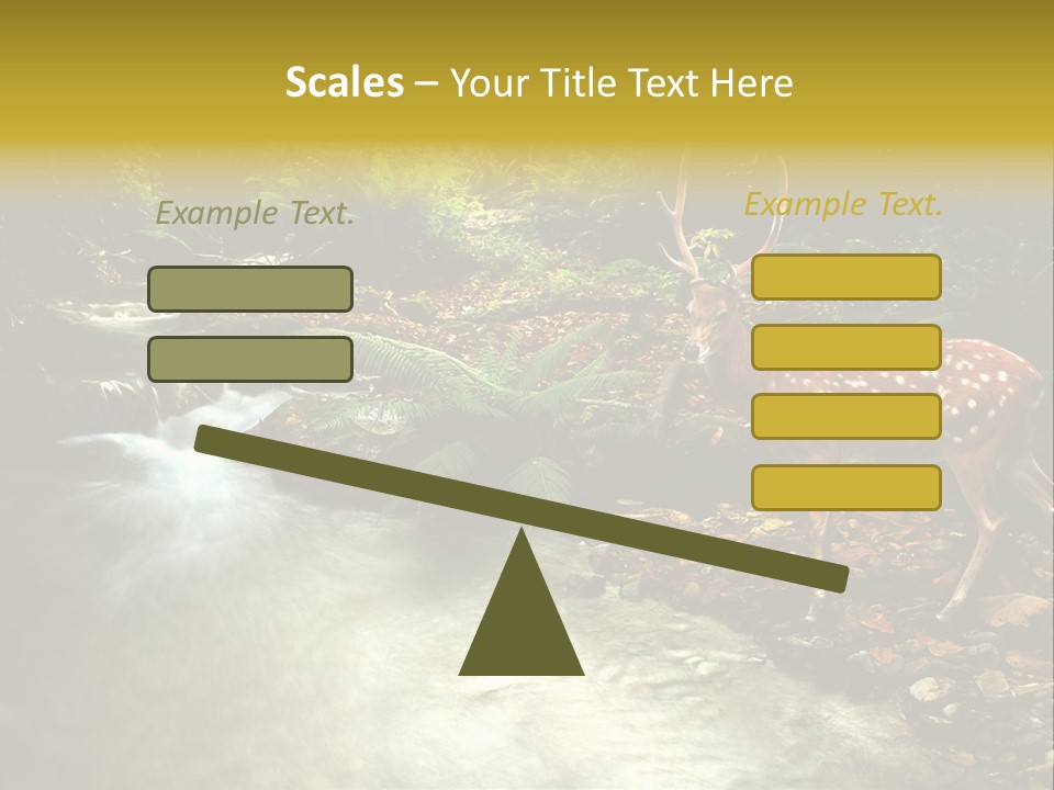 Water View Plant PowerPoint Template