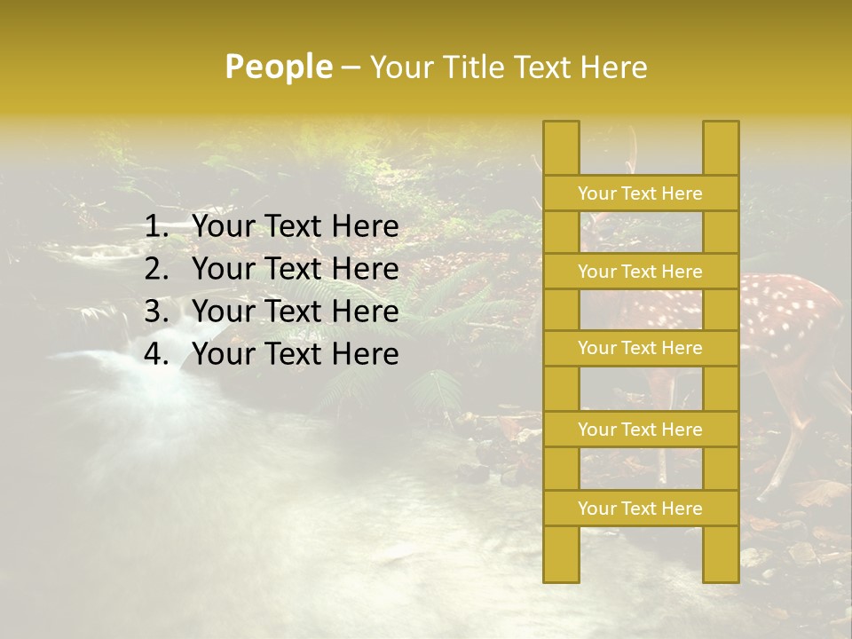 Water View Plant PowerPoint Template