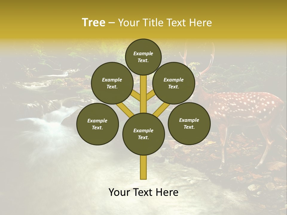 Water View Plant PowerPoint Template