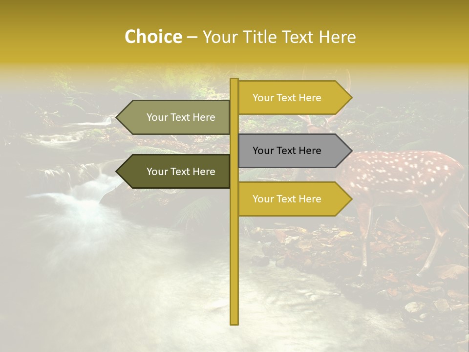 Water View Plant PowerPoint Template