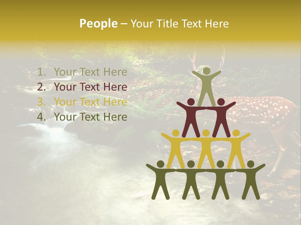 Water View Plant PowerPoint Template