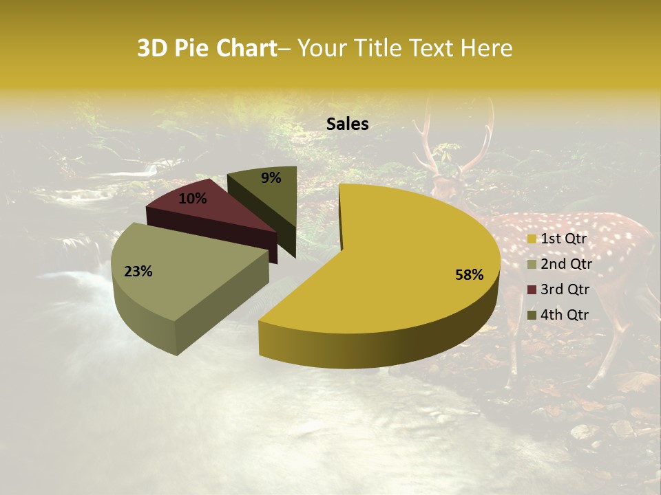 Water View Plant PowerPoint Template
