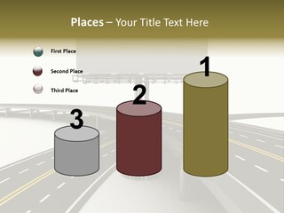 Highway Banner Speedway PowerPoint Template