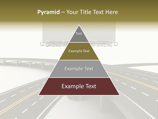 Highway Banner Speedway PowerPoint Template