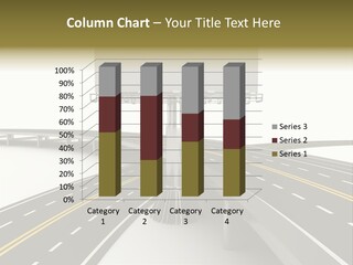 Highway Banner Speedway PowerPoint Template