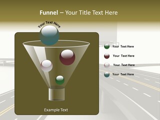 Highway Banner Speedway PowerPoint Template