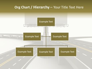 Highway Banner Speedway PowerPoint Template