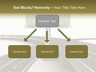 Highway Banner Speedway PowerPoint Template