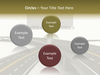 Highway Banner Speedway PowerPoint Template